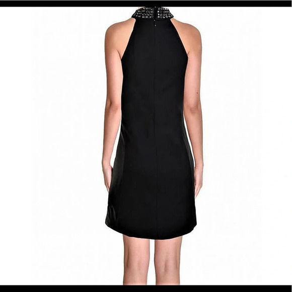 🛍️3/$40 Sanctuary Little Black Dress Rhinestone Collar Size Medium - Picture 2 of 6